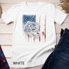 Fishing American Flag Vintage Tshirt USA Bass Fisherman Gift Unisex T-shirt