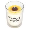 You Are My Sunshine Sunflower Candle