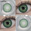 Eyeshare 1 Pair Green Color Cosplay Lens Hot Sale Contact Lenses for Role Playing Anime Eye Makeup Halloween Softlens