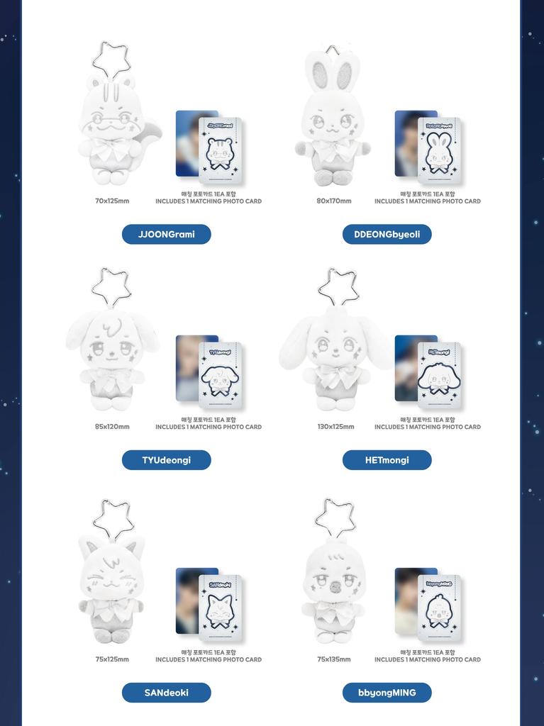 [ПРЕДЗАКАЗ] ПЛЮШЕВЫЙ БРЕЛОК SILVER ANITEEZ ATEEZ x ANITEEZ POP-UP ANITEEZ IN DEJAVU MD