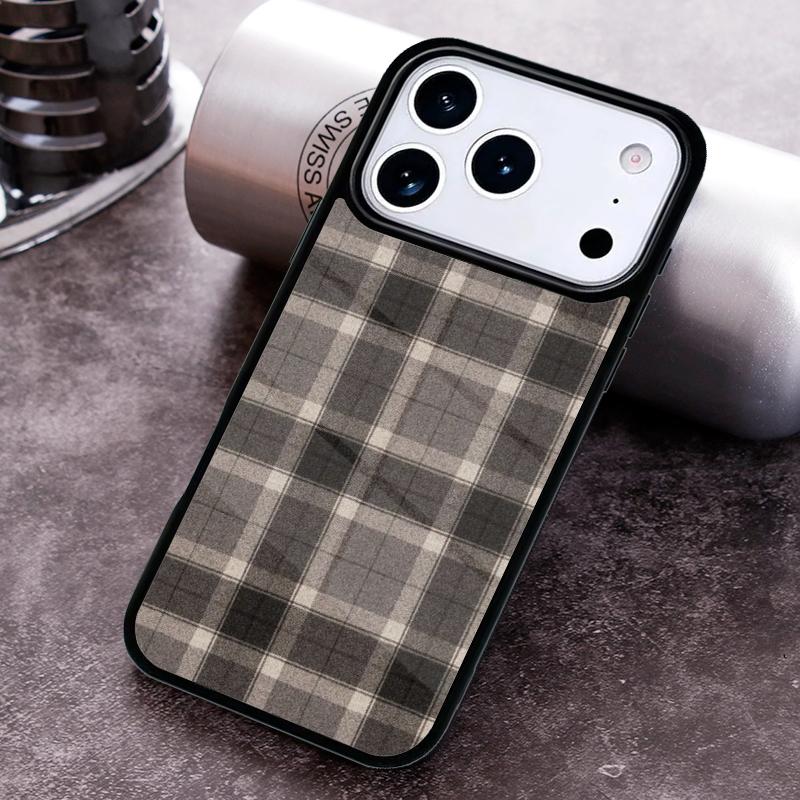 Шотландский Клетчатый Теплый Клетчатый Чехол Для Телефона Для iPhone 17,16e,15,14,13,12,11,Mini,Pro,MAX Мягкий Силиконовый Чехол