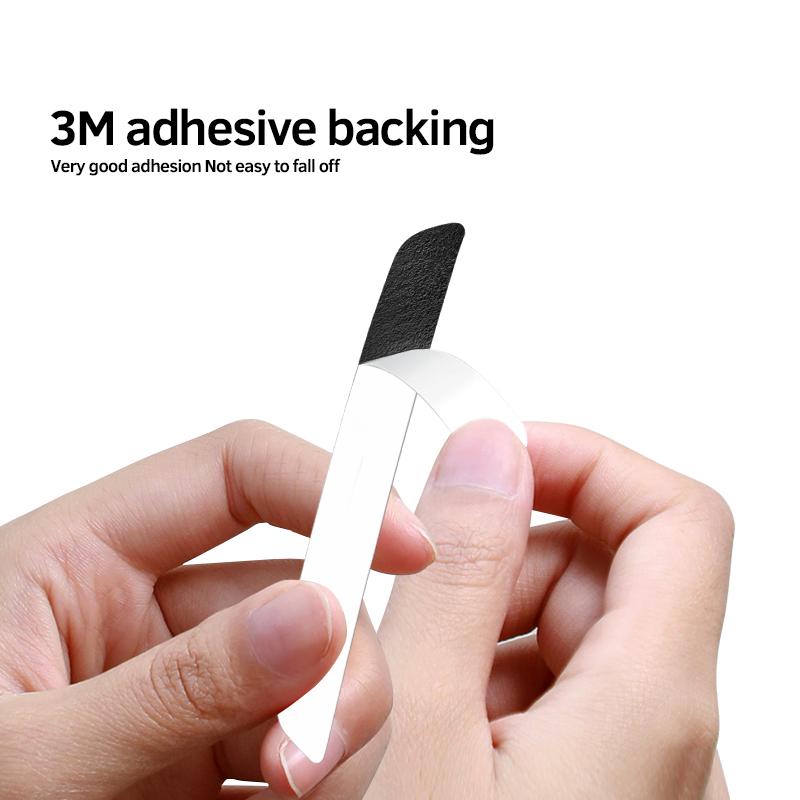 4Pcs Car Door Rearview Mirror Protector Stickers Rubber Anti-Collision For Ford ST Line Focus Mustang Fiesta Puma Ranger Kuga IL8