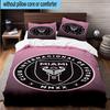3pcs Inter Fc Emblem Printed Bedding Set Duvet Cover Closure Includes 1 Duvet Cover & 2 Pillowcases Bedding Sets Home Decor Gifts