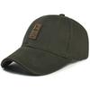 Spring Baseball Cap Men'S Versatile Sunscreen Fishing Hat Leather Label Fashion Casual Shade Cap