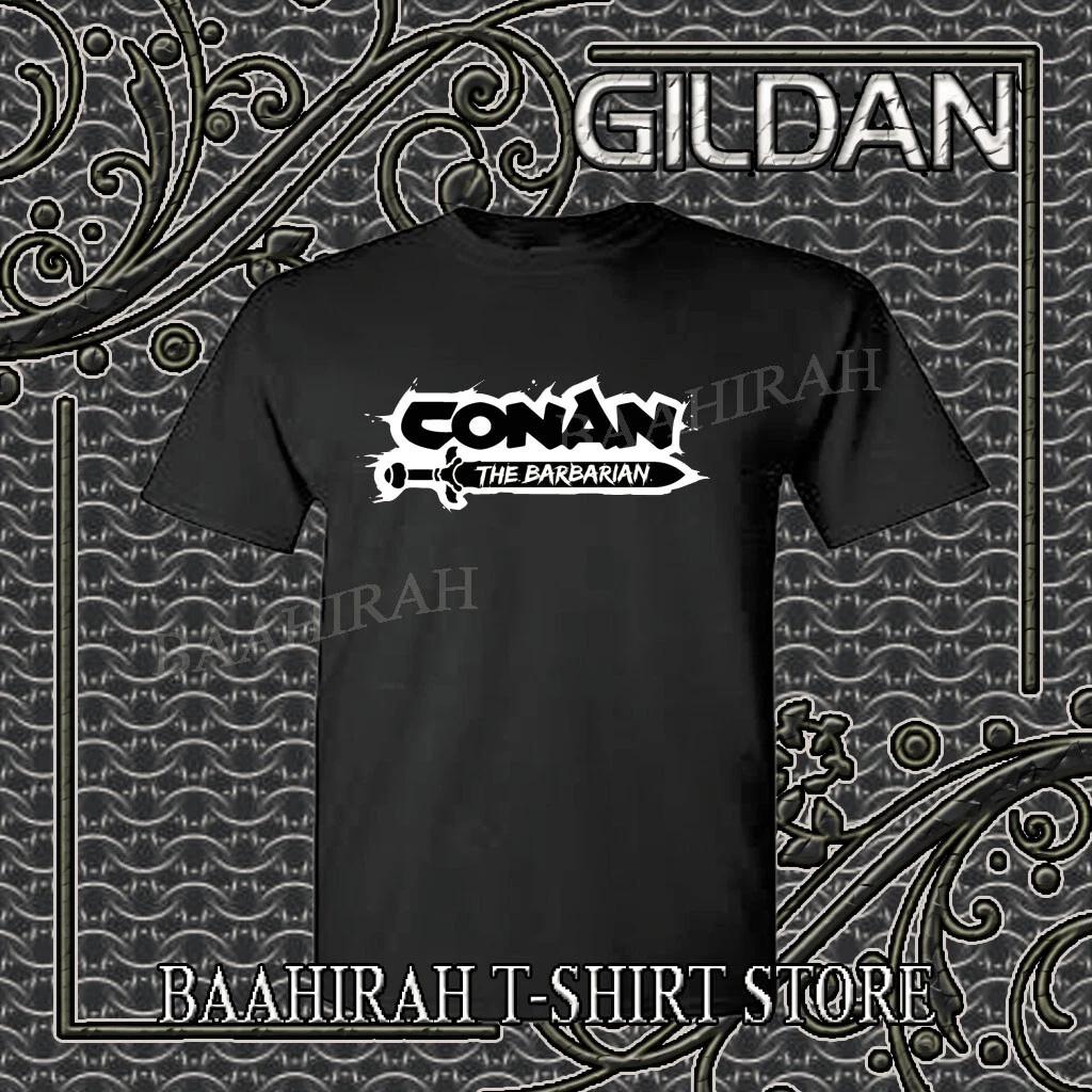 New Shirt Conan The Barbarian Movie Logo Funny T-Shirt Size S to 5XL