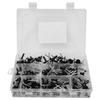200 Pcs Black Blind River Kit High Strength Round Head Blind Rivet Assortment Kit