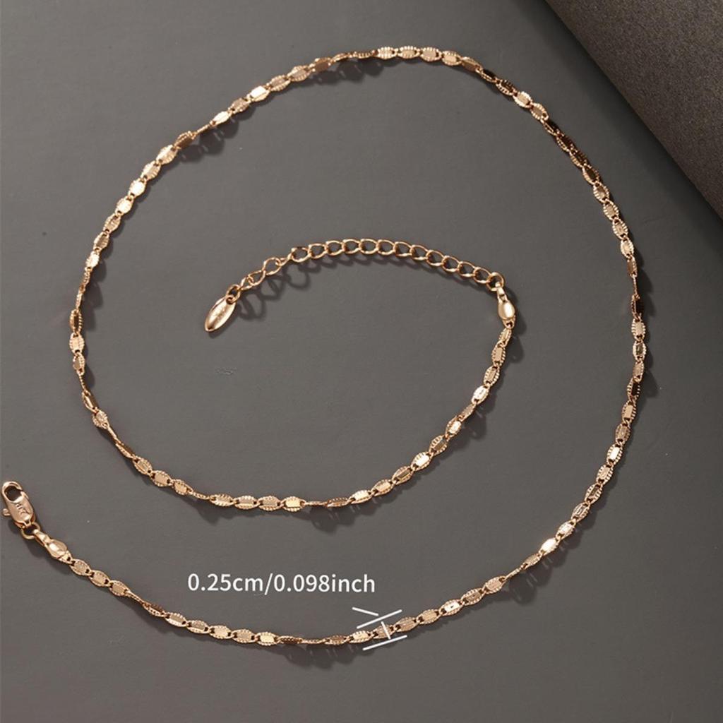 Ten Thousand-character Chain Men's and Women's Simple Personality Jewelry Necklace