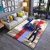Soccer Star Design France Style Suitable As a Non-slip Mat for the Living Room or Bedroom Sofa