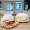 Food Tent Mesh Anti-deform Bamboo Woven Eco-friendly Portable Dishes Cover Kitchen Supplies