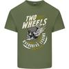 Two Wheels Motorcycle Motorbike Biker Unisexs Light Cotton TShirt
