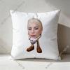 LLadyS GGagaS Pillowcase for Sofa Room Office Decor Printing Protector Cushion Cover Valentine gift Custom
