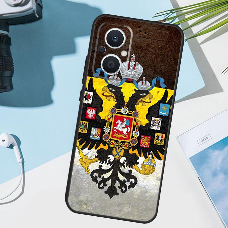 Russian Empire Coat of Arms Cover For OPPO Reno 13 F 10 11 12 14 Pro 11F 12F 14F 7 8 Lite OPPO Find X9 X8 X5 X6 Pro Case