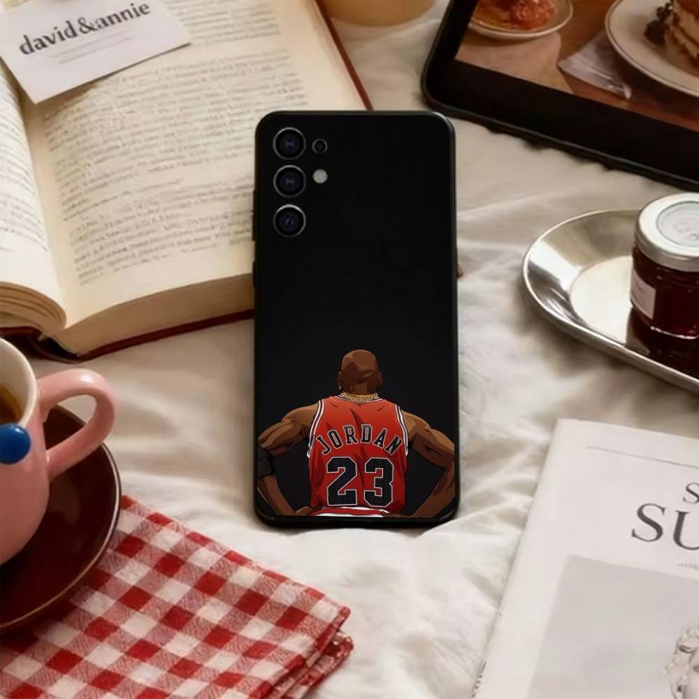 Michael Jordan Phone Case Soft black For Samsung S25,S24,S21,S22,S23,S30,Ultra,S20,Plus,Fe,Lite