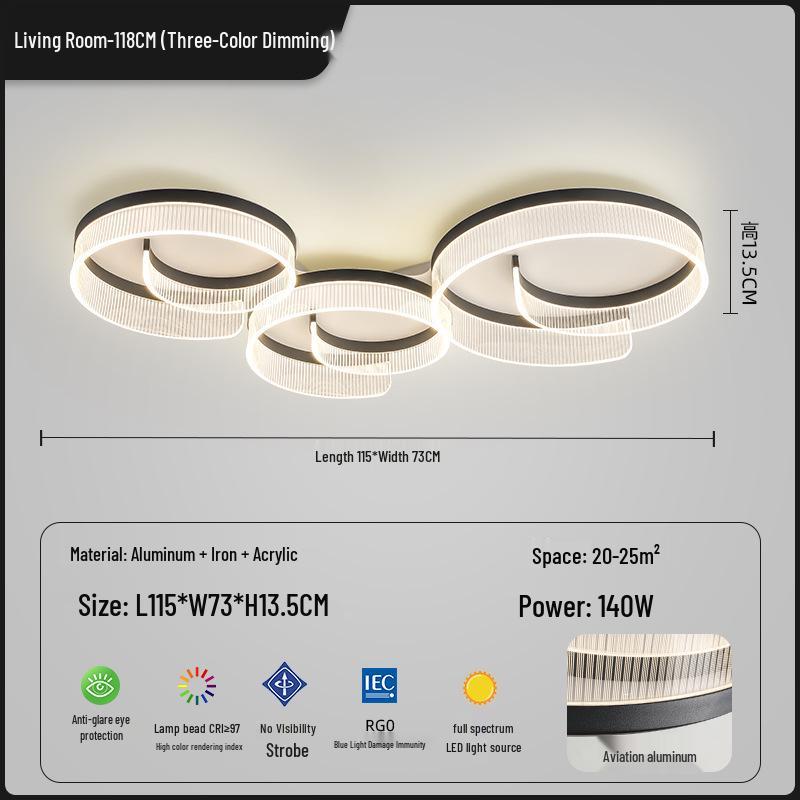 2025 Italian Luxury Minimalist Ceiling Light Package for Modern Living Room