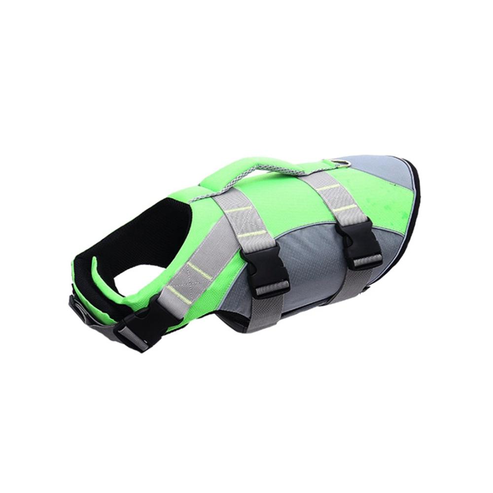 Dog Swimming Life Vest with Safety Reflective Stripe Adjustable Elasticity Pet Dog Swimming Coat