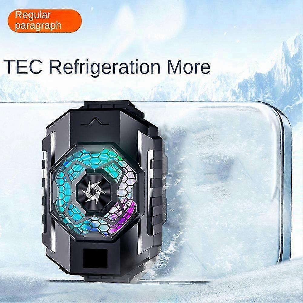 SL31 Mobile Phone Cooler Cooling Fan Radiator TEC Adjustable Semiconductor Refrigeration Game Cooler for Cellphones,B