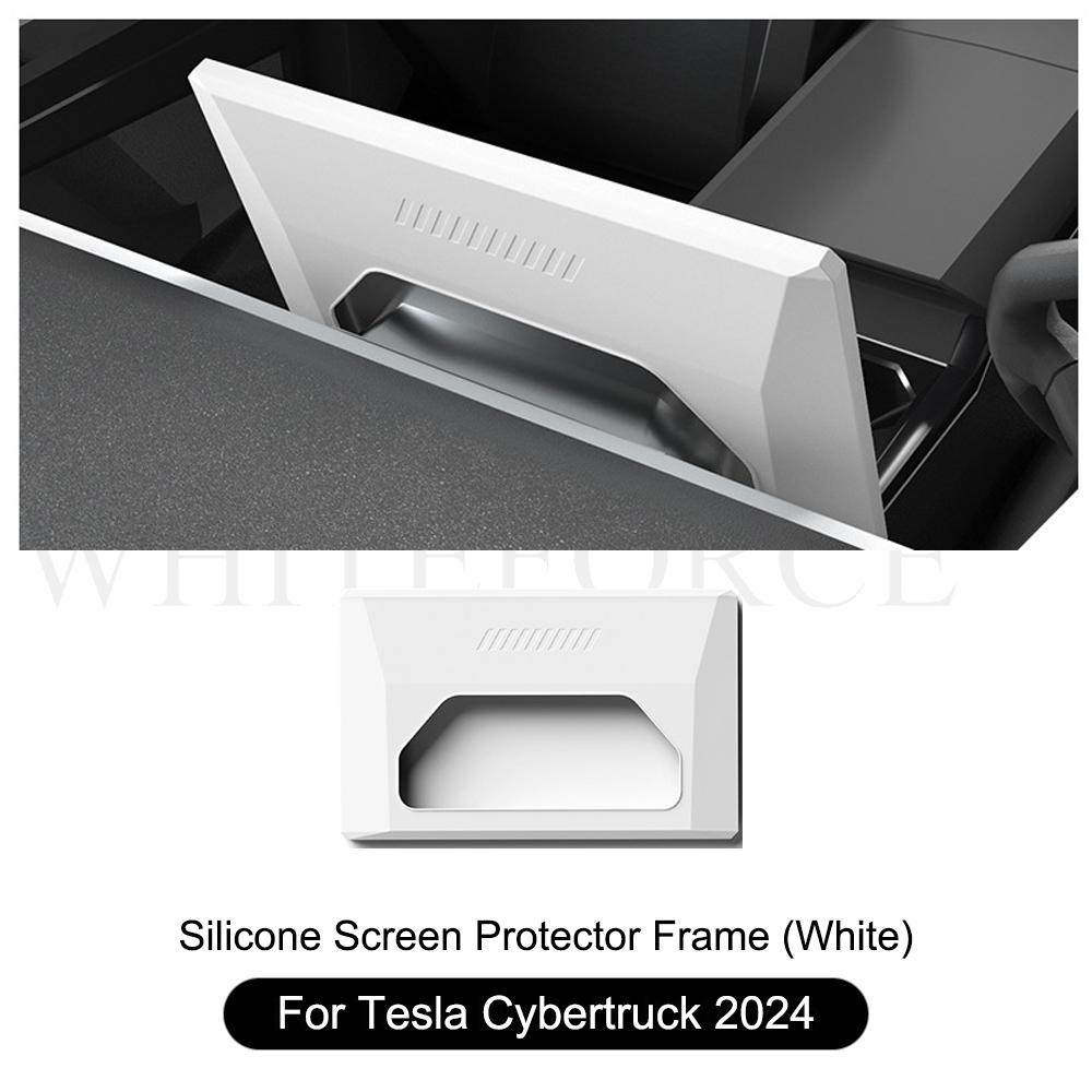 For Tesla Cybertruck 2025 Storage Box Storage Organizer Case Tray Under The Central Control Screen Behind The Screen Storage Box