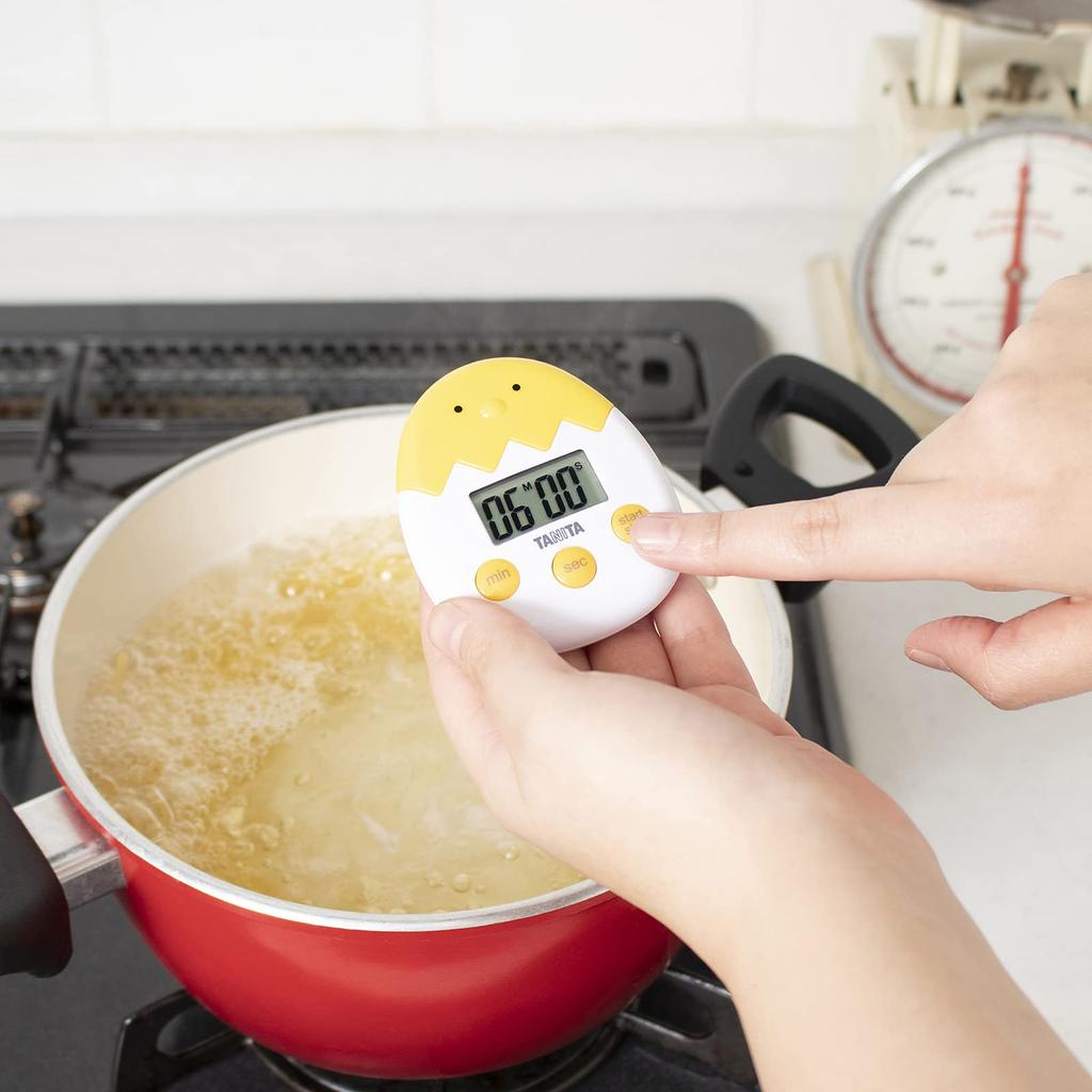 Tanita Piyo Piyo Желтый таймер на 100 минут, Таймер, Счетчик, TD-419-YL,