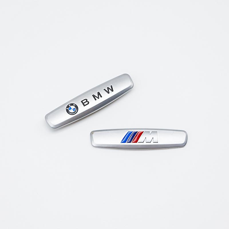 AAAQH1 1/2Pcs Metal Car Interior Seat Dashboard Emblem Sticker M logo for BMW M Performance E90 F30 G20 X3 X5 X7 Tuning Styling Badge