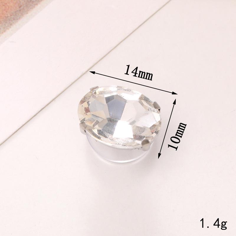 Zinc Alloy Pearl Flower Clog Accessories - DIY Shoe Buckle Decoration