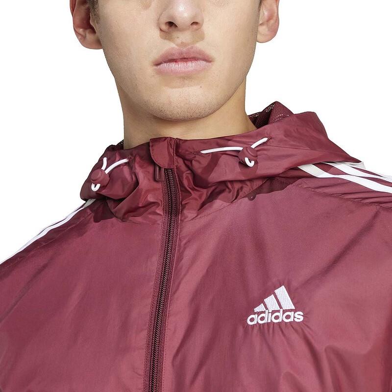adidas Куртки и пальто Essential3 Stripes Мужские Темно-красный IS1335