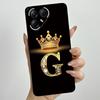 Для Tecno Pova 7 Pro Ultra 5G Чехол Роскошная Корона Буква Силиконовый Мягкий Чехол для Телефона Для Tecno Pova7 Pro Ultra Ударопрочные Задние Крышки