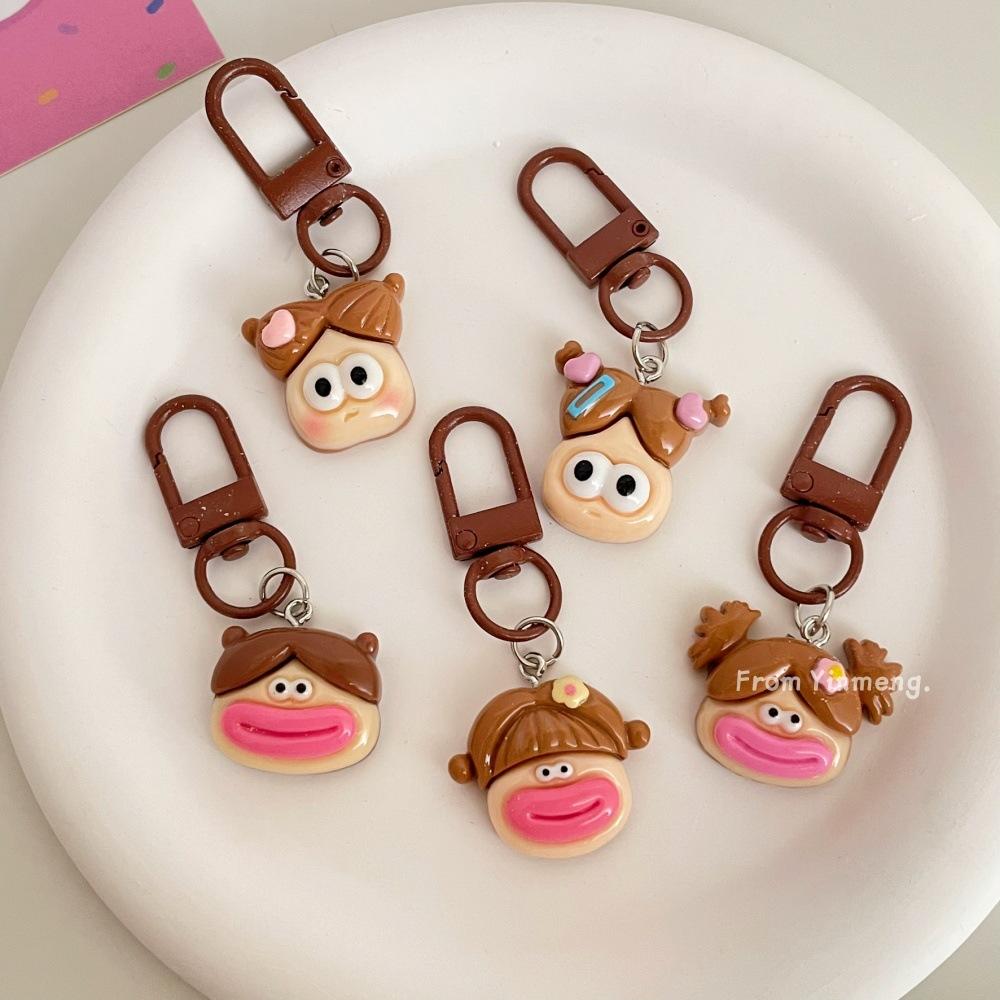 Ugly Doll Keychain - Cute and Quirky Big-Mouthed Ugly Doll Student Backpack Decoration, Gift for Best Friends, Bag Ornament