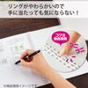 KOKUYO Note Soft Ring Notebook Clear 80 Sheets Semi-B5 B-lined Transparent S-SV508B-T