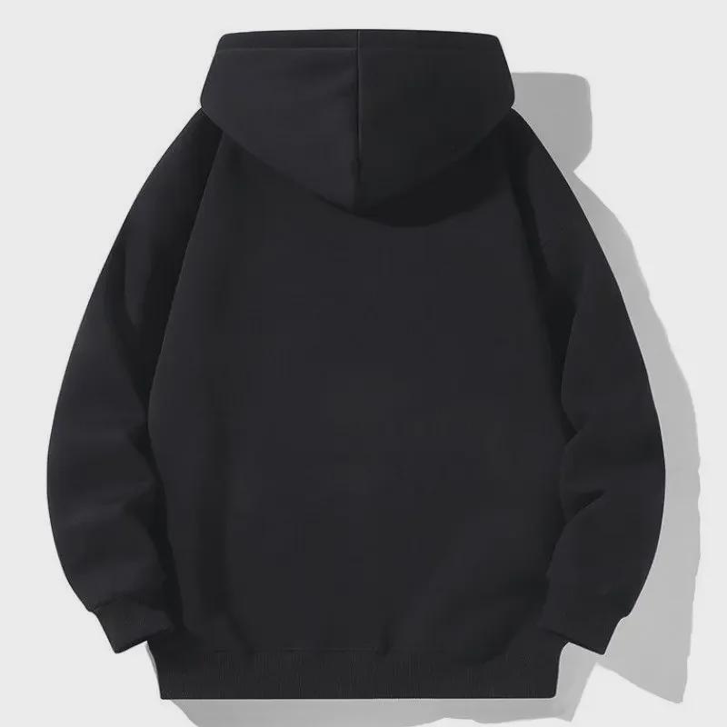 Унисекс высококачественная американская легкая осенняя толстовка с капюшоном: Утолщенная повседневная спортивная толстовка для студентов