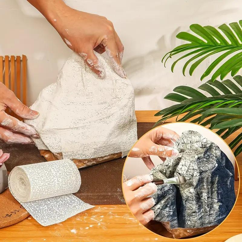 1 рулон белого DIY картина живот гипс ткань марля для художественного проекта несколько размеров