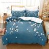 Blue Flower Duvet Cover Collection Fashion Bedding Collection Soft Comfortable Breathable Duvet Cover For Bedroom Guest Room Decor