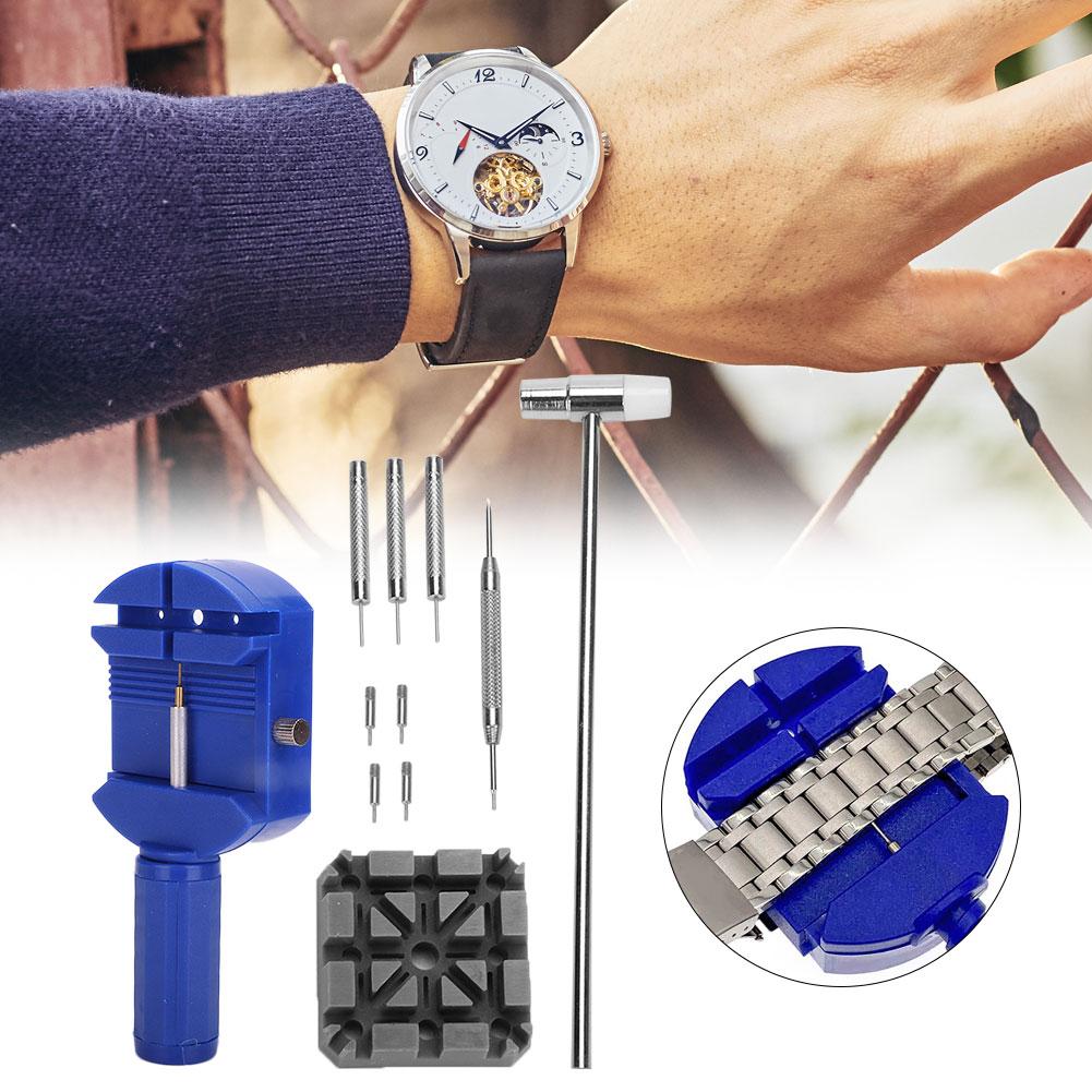 Watch Strap Link Pin Remover Kit Bracelet Strap Adjusters Watch Repairing Tools