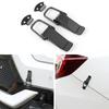 New 2pcs Car Modification Rear Trunk Pull Buckle Fixed Pull Buckle Bumper Carbon Fiber Lock Repair Gap Decoration