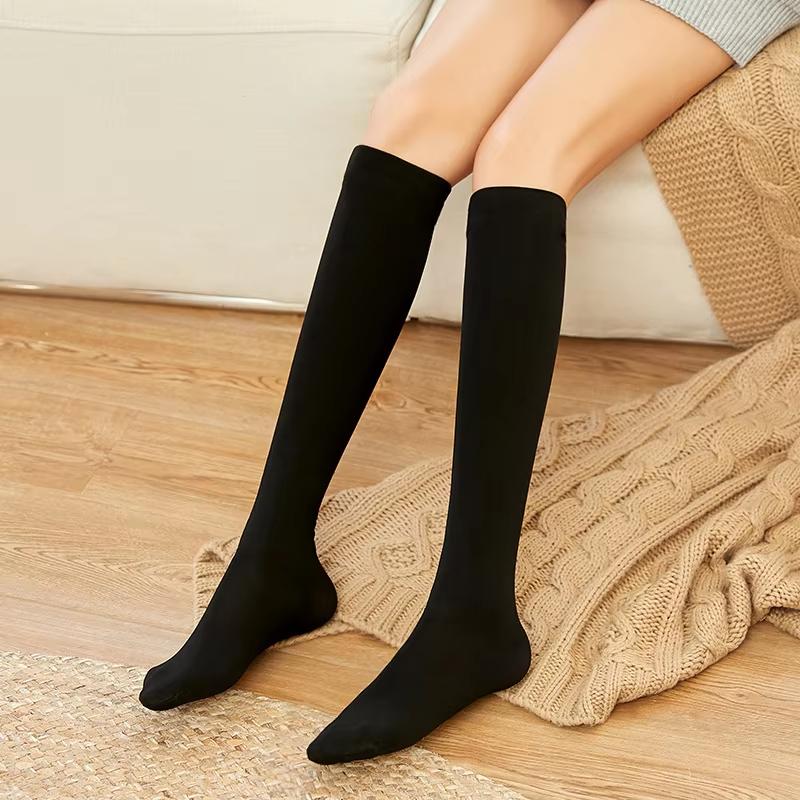 Women/Men Winter Warm Thicken Thermal Socks Wool Cashmere Nylon Snow Black Skin Seamless Velvet Soft Boots Socks