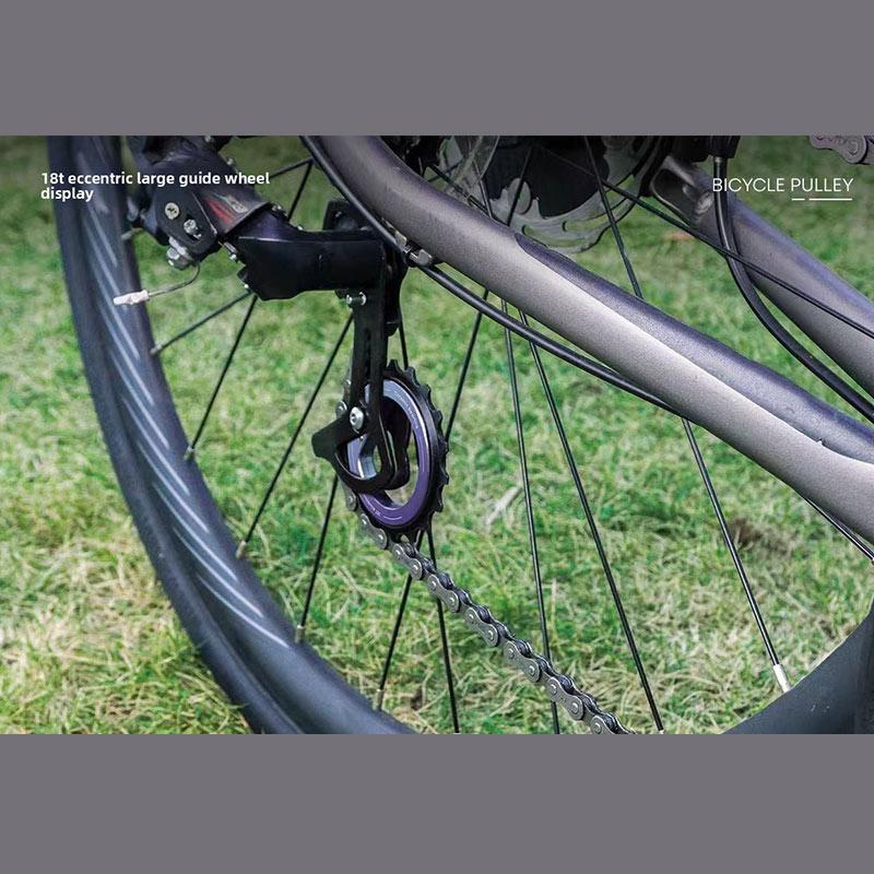 Керамический подшипник 18T, полый эксцентриковый ролик для велосипеда Shimano R8000/R7000, 9 10 11 12 скоростей, запчасти для DIY-модификации, обновление