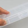 5 Compartment Clear Plastic Lure Storage Case for Fly Fishing Spoons Hooks Baits Tackle Box
