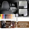 Набор для ремонта кожи для трещин и дыр на сиденье автомобиля, набор для перекраски, средство для ремонта, блеск для курток, средство для обновления для приборной панели и рулевого колеса