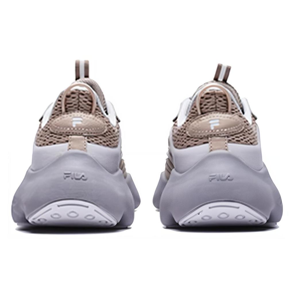Fila Fusion Ray 3 Ткань ПУ Синтетическая кожа Спортивный Комфорт Низкие Повседневный Стиль Обувь Женская кроссовка Серый Розовый T12W231123FDF