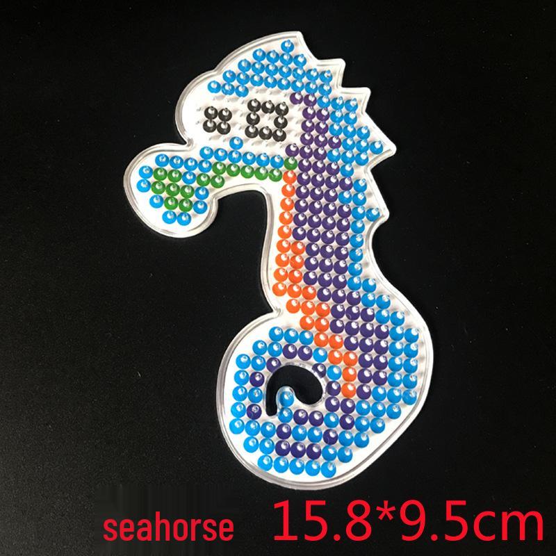 Экологичный шаблон из 5мм бусин Perler: Детская развивающая доска-пазл для самостоятельной сборки