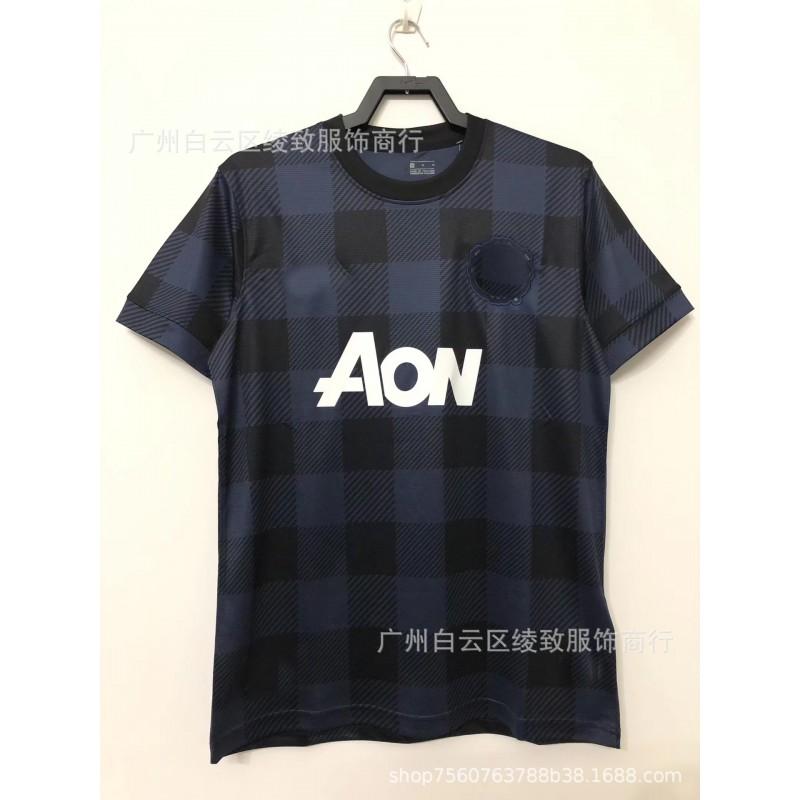 Retro Manchester United Soccer Jersey Beckham 7 Ronaldo Multi-Season Football Training Shirt