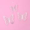 12Pcs Artificial Butterfly Birthday Cake Topper Golden 3D Butterflies Cupcake Toppers For Wedding Party Baking Dessert Decor
