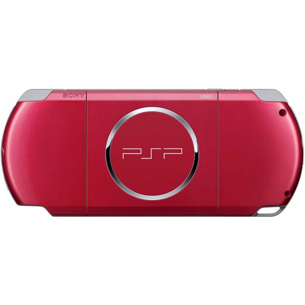 Восстановленная PSP Radiant Red с замененным ЖК-экраном "PlayStation Portable" (ПСП-3000РР)