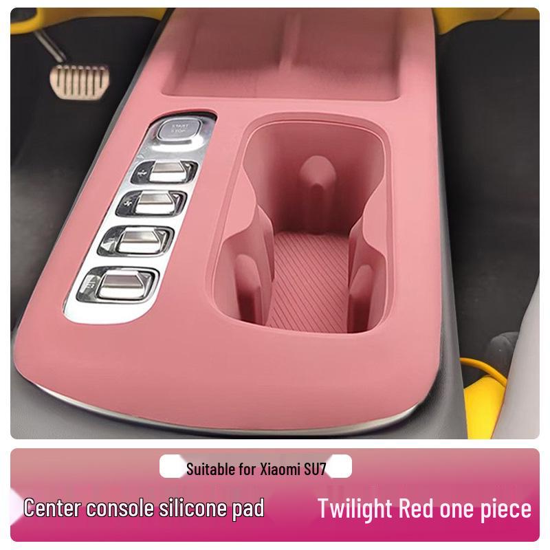 Xiaomi SU7 Silicone Car Console Wireless Charging Anti-Slip Cup Holder Pad
