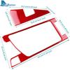 Real Soft Carbon Fiber Sticker For Alfa Romeo Giulia 952 2015 2016 2017 2018 2019 LHD RHD Car Armrest Box Interior Accessories