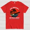 Doc Browns Time Travel Agency Cotton Summer Casual Cool Loose T-Shirt