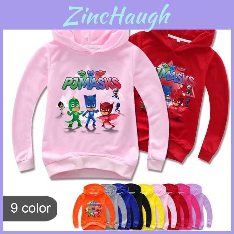 Superhero Pj Masks Kids Long Sleeve Hoodie Stylish And Comfortable Sweatshirt Top