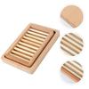 Wooden Soap Boxes Hollow Out Soap Dish Rustic Soap Holder Room Decoration for Bathroom Toilet Kitchen Bathroom Soap Holder