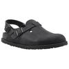 Birkenstock Suede Versatile Fashion Closed-Toe Slippers Unisex slippers Black 1025897