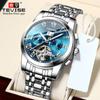 Watch Moon Phase Star Watch Waterproof Luminous Tourbillon Luminous Watch for Men