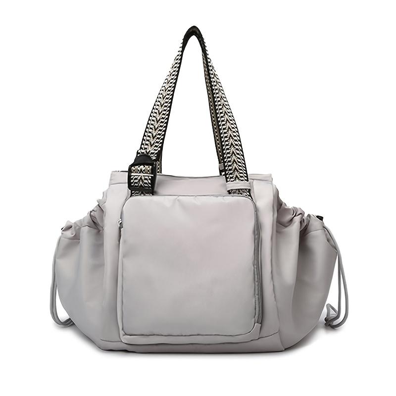 Большой рюкзак на шнурке, сверхпрочная спортивная сумка на молнии. Многокарманный, Прочный и Легко чистящийся. Для спортзала, путешествий, школы и шопинга